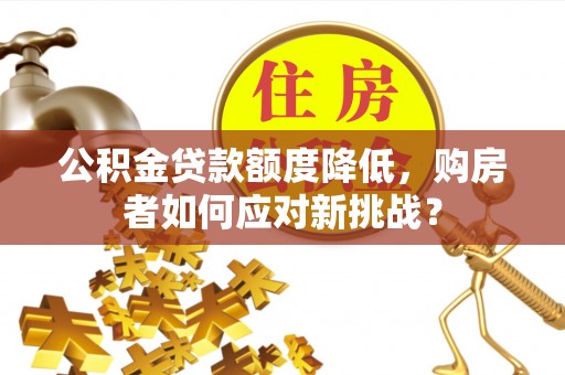 永宁公积金贷款额度降低，购房者如何应对新挑战？