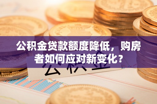 永宁公积金贷款额度降低，购房者如何应对新变化？
