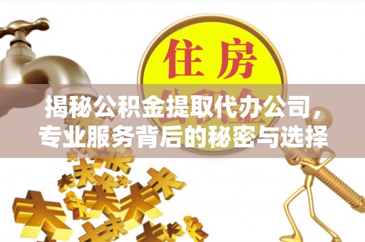 永宁揭秘公积金提取代办公司，专业服务背后的秘密与选择指南