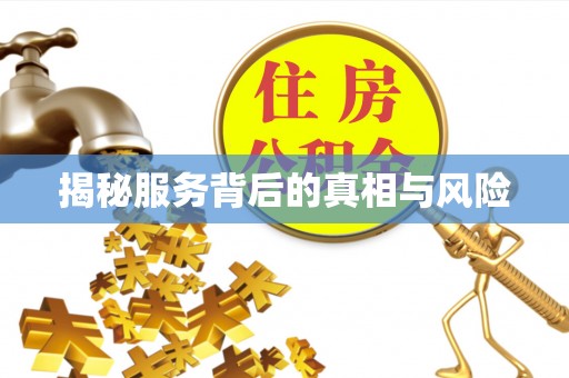 永宁揭秘服务背后的真相与风险
