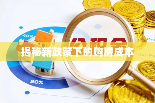 永宁揭秘新政策下的购房成本