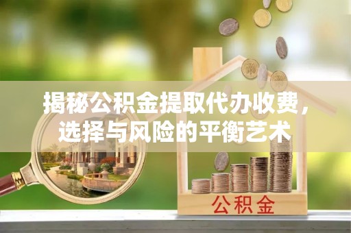 永宁揭秘公积金提取代办收费，选择与风险的平衡艺术