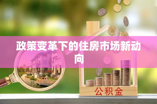 永宁政策变革下的住房市场新动向