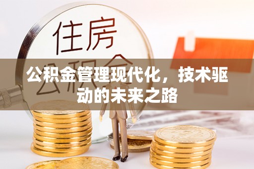 永宁公积金管理现代化，技术驱动的未来之路